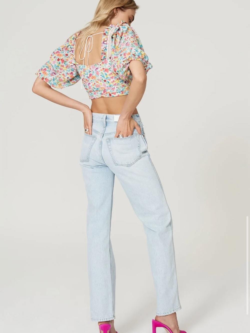For Love and Lemons Claude Crop Top - Picture 3 of 9